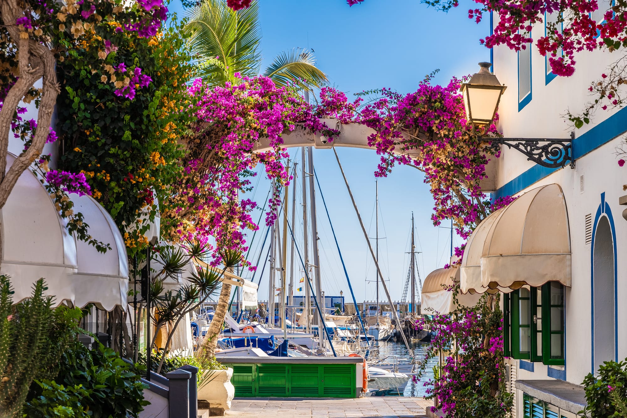 Best Places To Visit In Europe In Spring (Pictured - Puerto de Mogan, Gran Canaria)