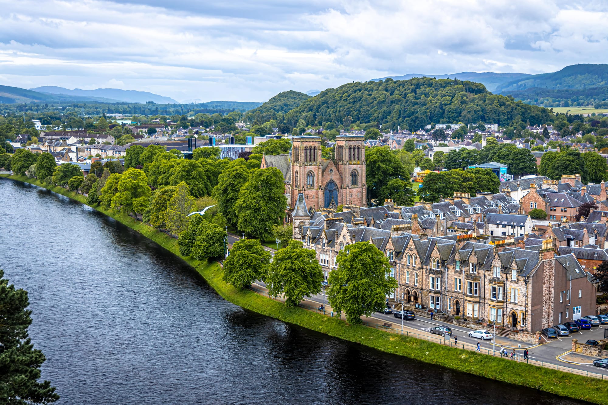 Inverness, typically the starting point for the North Coast 500.