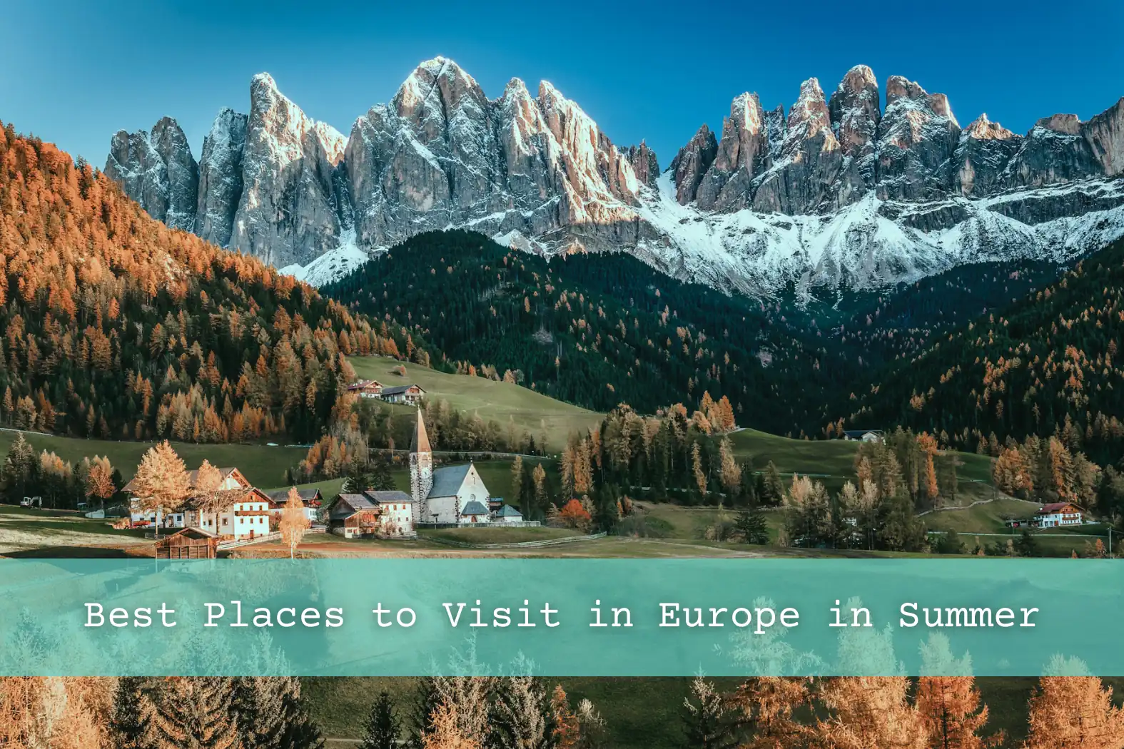 St Magdalena Church in Val di Funes Valley in the Dolomites, Northern Italy.